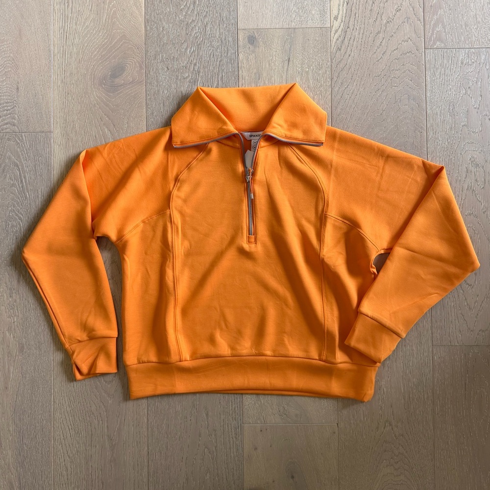 SPANX AirEssentials Half Zip Pullover Top NWT - image 6